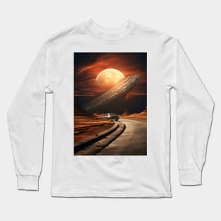 Journeying Through Space - Vintage Art Long Sleeve T-Shirt